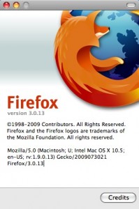 Firefox About Window