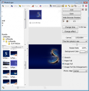 PhotoScape_4 Creating an animated GIF on Photoscape.