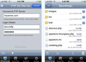 FTP on the go App