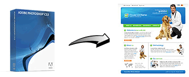 Photoshop to a web page