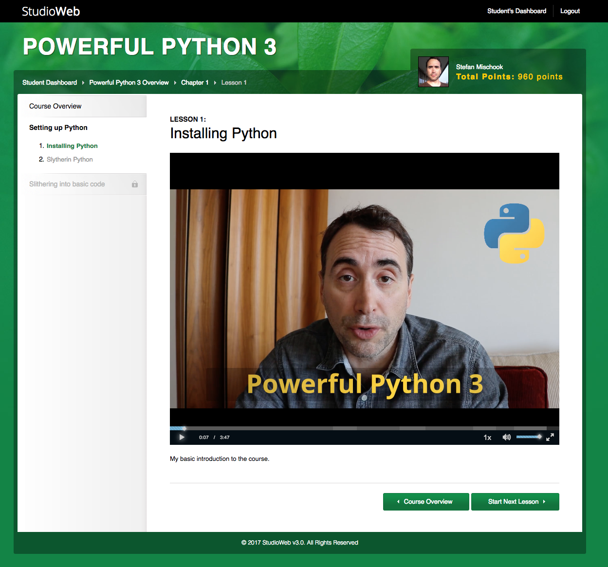 Preview screenshots from my new Python course. – KILLERSITES.COM
